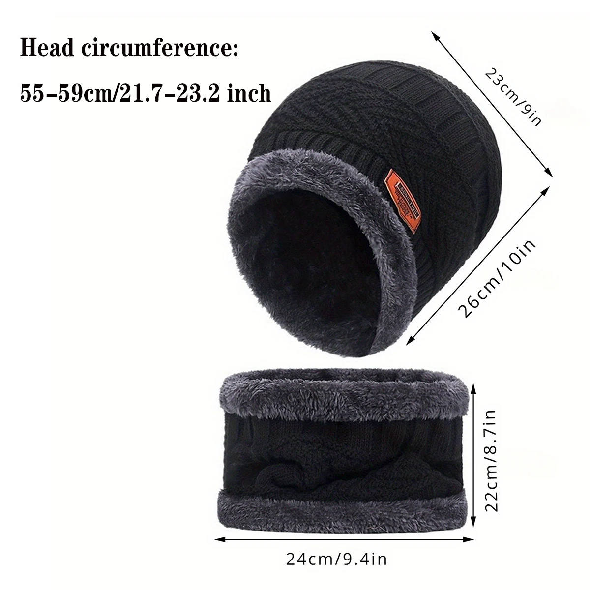 Gorro de terciopelo infantil cálido con conjunto de guantes coral - imagen 4