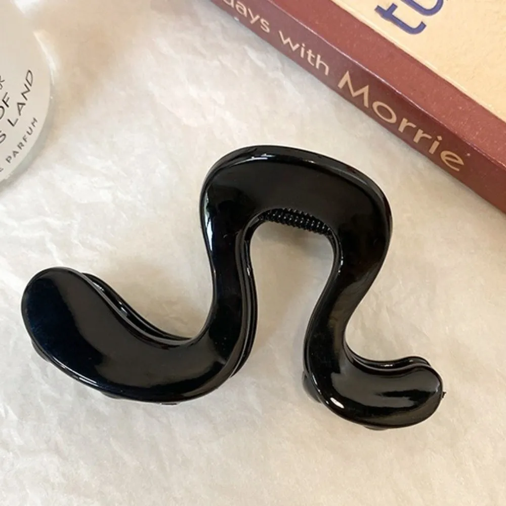 Pinza de pelo mate acrílica para coleta infantil casual