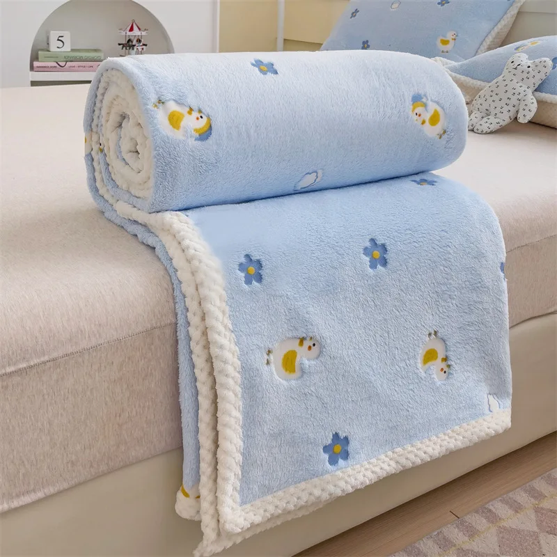 Manta de bebé de vellón suave para carrito y cuna - imagen 4