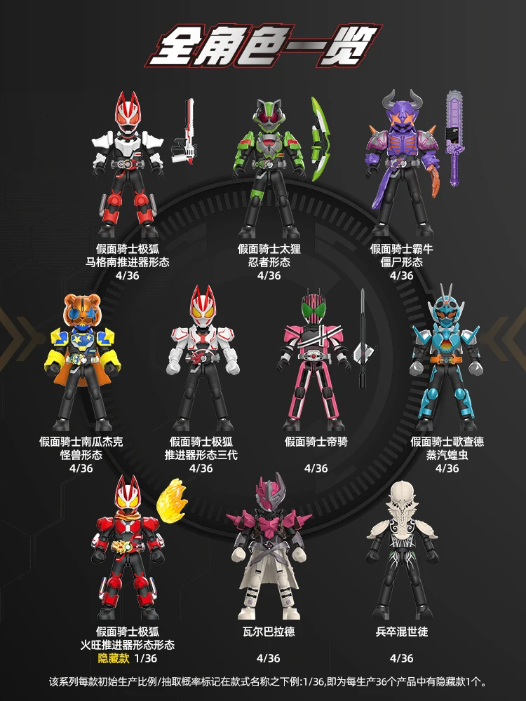 Blokees Kamen Rider: Figura de acción PVC para niños y coleccionistas - imagen 5