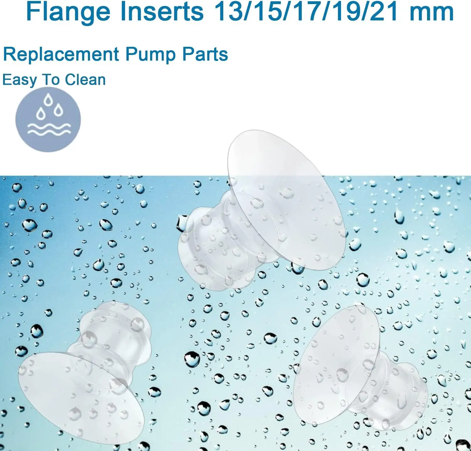 Insertos de brida para extractor de leche materna - tallas 13-21 mm - imagen 4