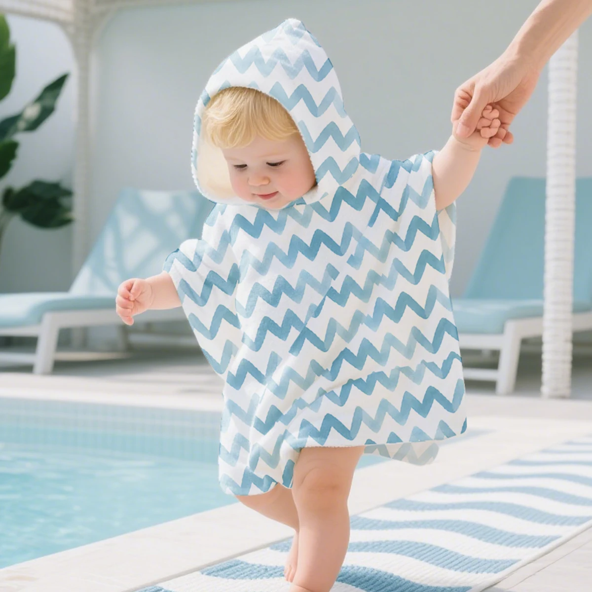 Toalla de baño absorbente para niño y niña