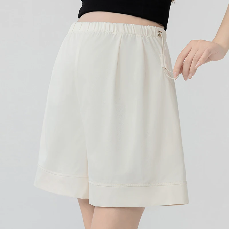 Pantalones cortos premamá sueltos finos verano pierna ancha - imagen 5