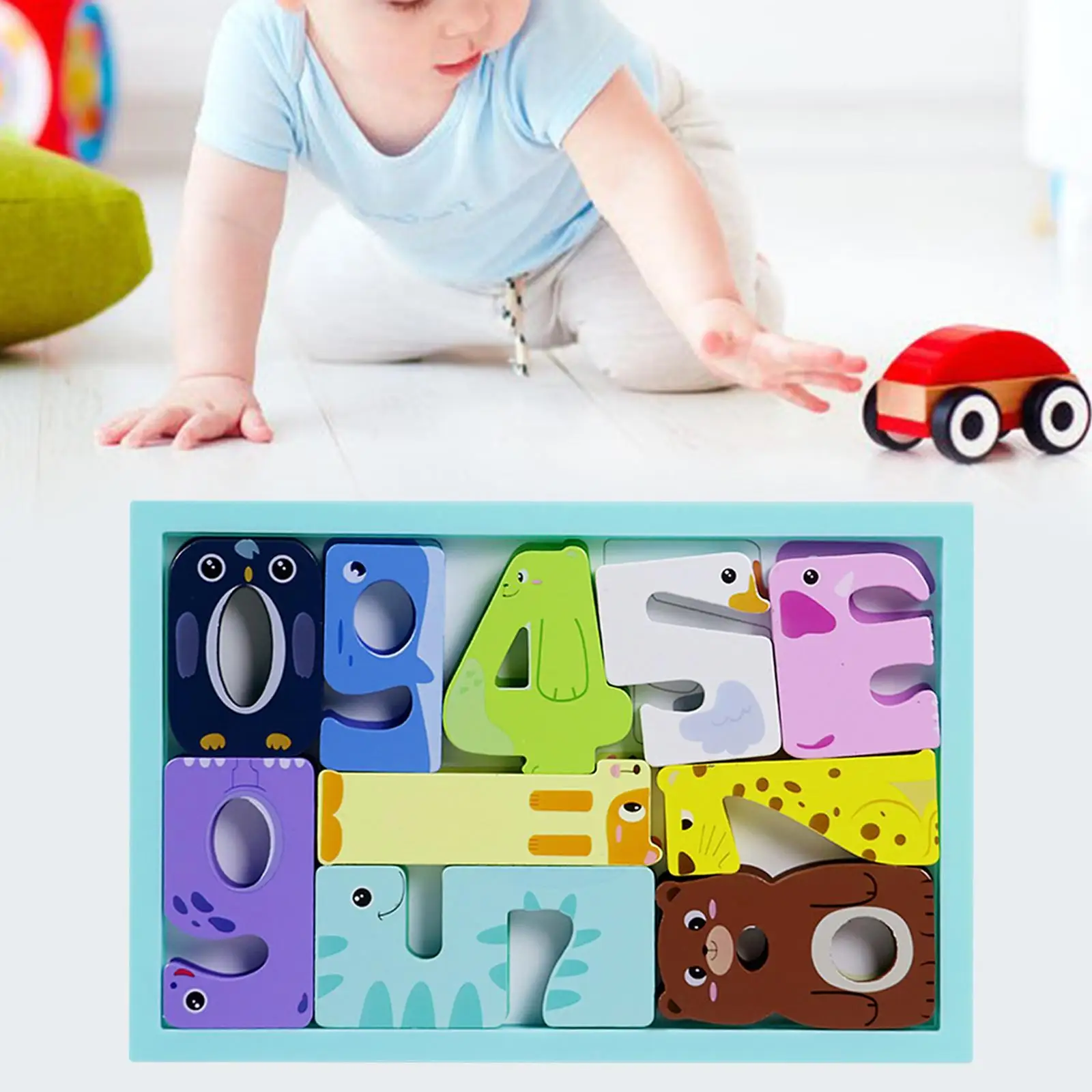 Rompecabezas de madera Montessori educativo para niños preescolar - imagen 5