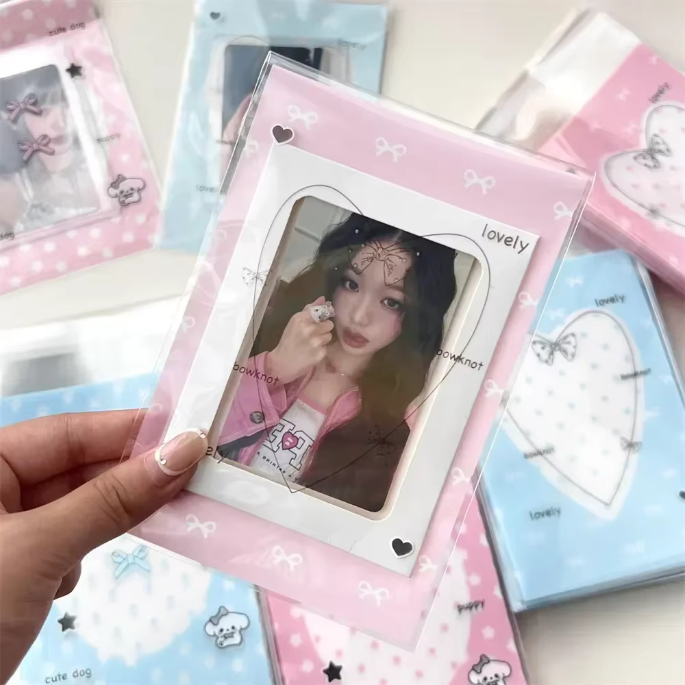 Fundas para tarjetas Kpop con tarjetero y conjunto de papelería