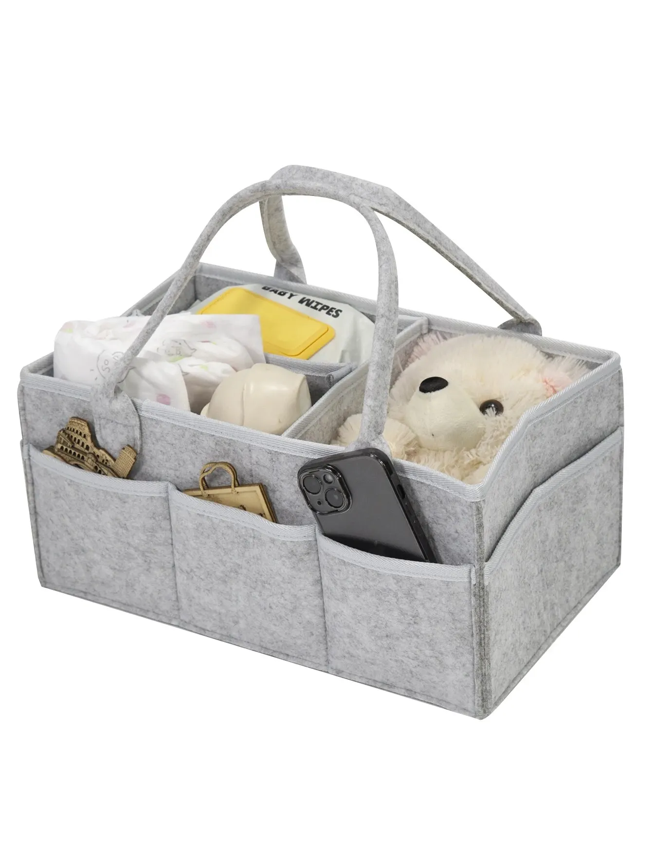 Organizador cochecito – Bolsa mamá plegable para accesorios infantiles - imagen 2