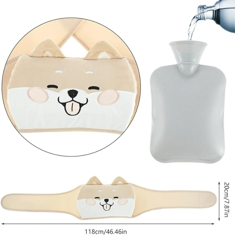 Bolsa de agua caliente con faja térmica para cólicos de bebé - imagen 5