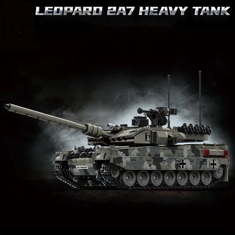 Leopard 2A7 bloques de construcción tanque pesado para niños