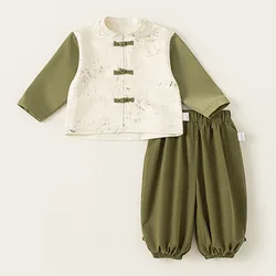 Stuk Sets conjunto bebé niño algodón manga larga con estampado