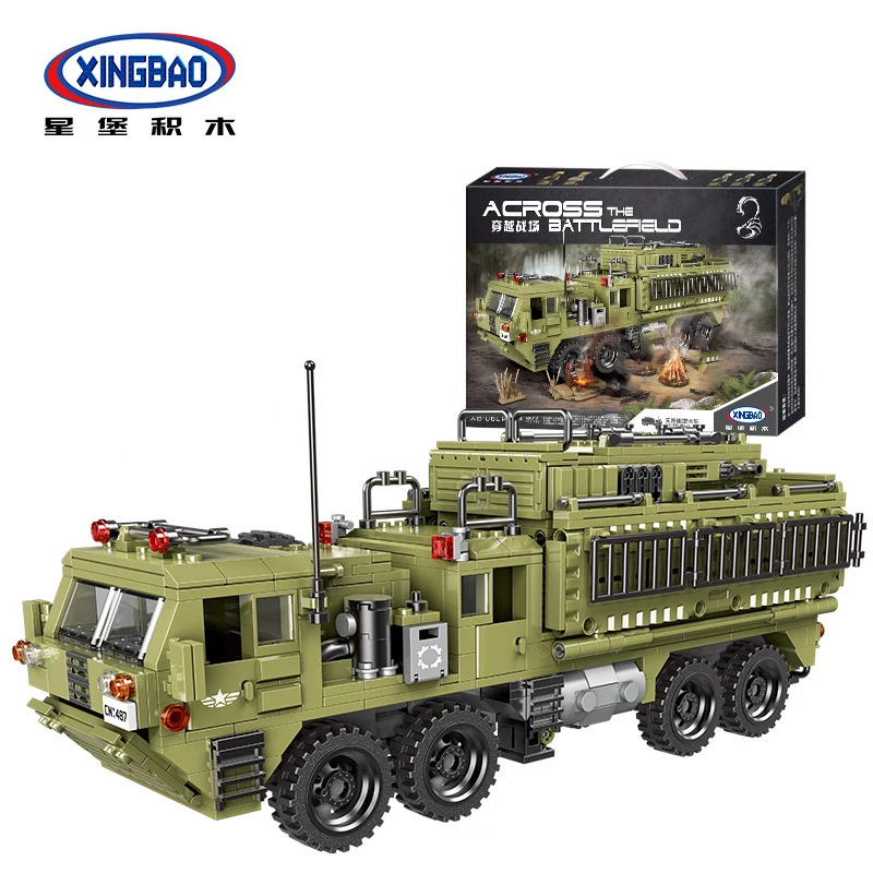 Kit bloques MOC Camión militar WWII para niños - Construcción ladrillo - imagen 4