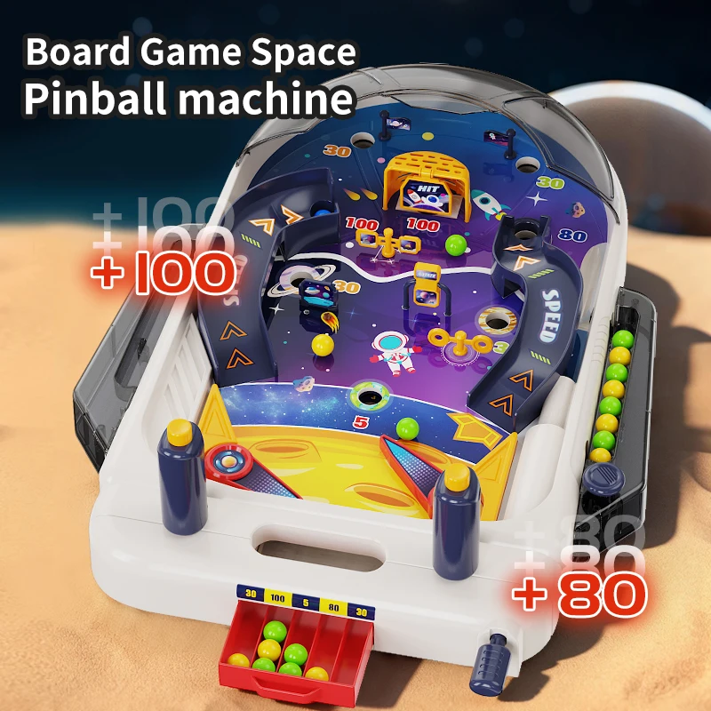 Pinball espacial de mesa interactivo para niños y familia educativa - imagen 3
