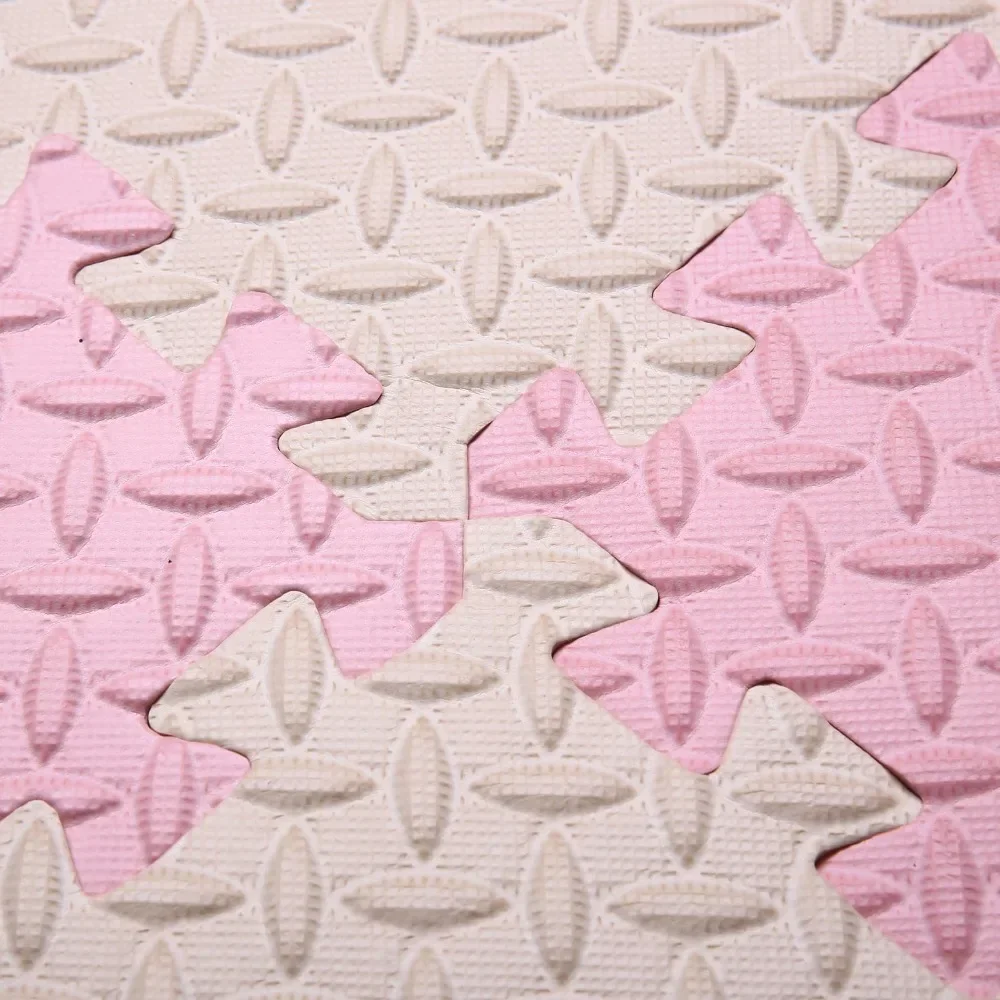 Alfombra de juego entrelazada suave y gruesa para bebés segura - imagen 5