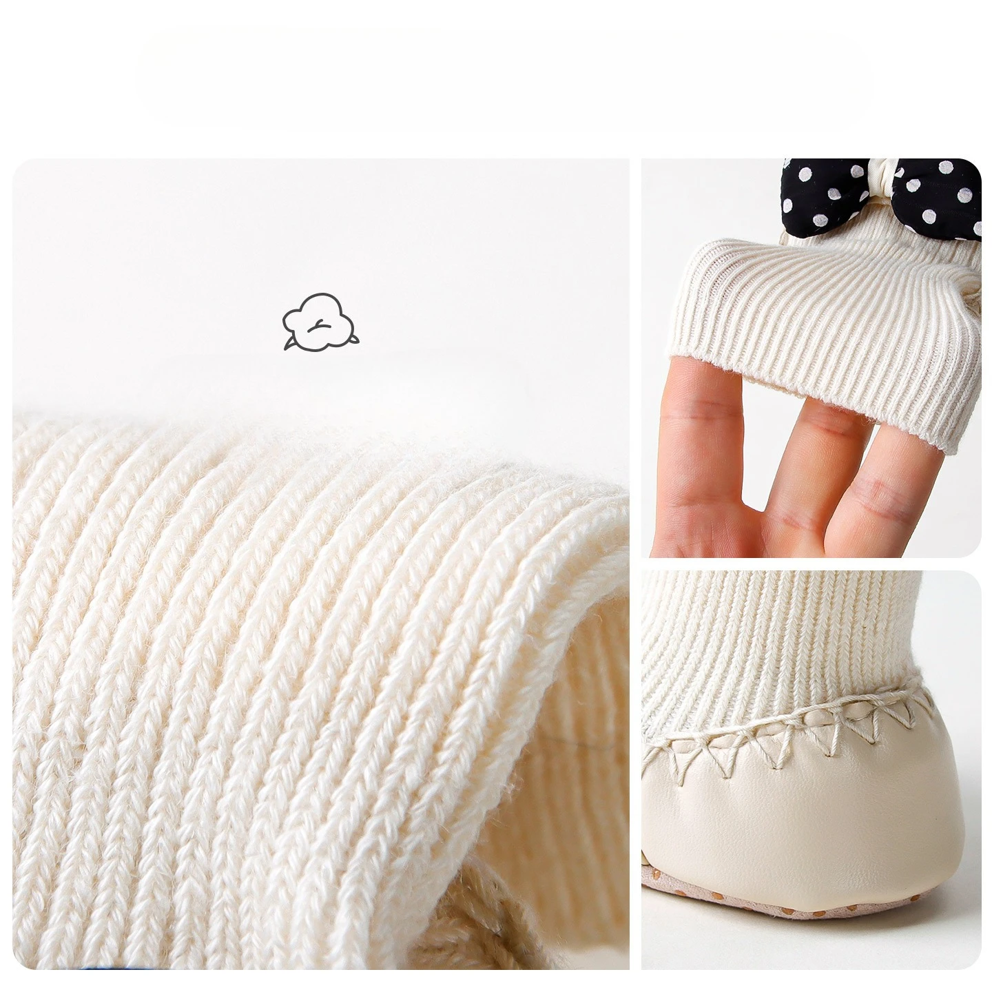 Zapatos de algodón para primeros pasos – Suaves y flexibles - imagen 2