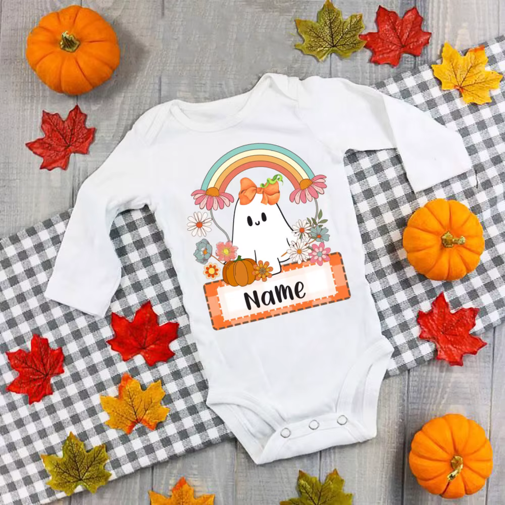 Body personalizado manga larga para bebé – Nombre bordado unisex - imagen 4