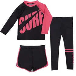 Traje de baño niño estampado letras manga corta