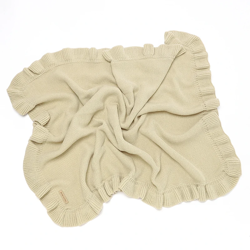 Manta bebé unisex de cuadros para cochecito, suave recién nacido - imagen 5