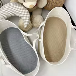 Cesta de cuna portátil de algodón para recién nacido INS