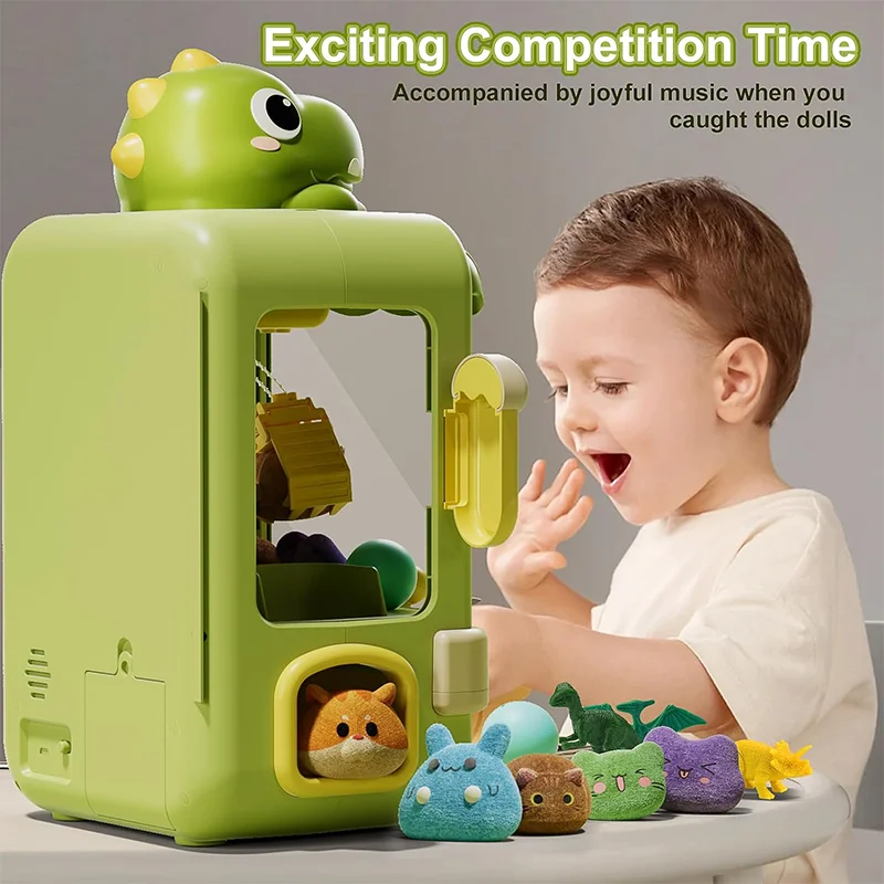 Máquina de garra dinosaurio con música – Juego Arcade infantil - imagen 3
