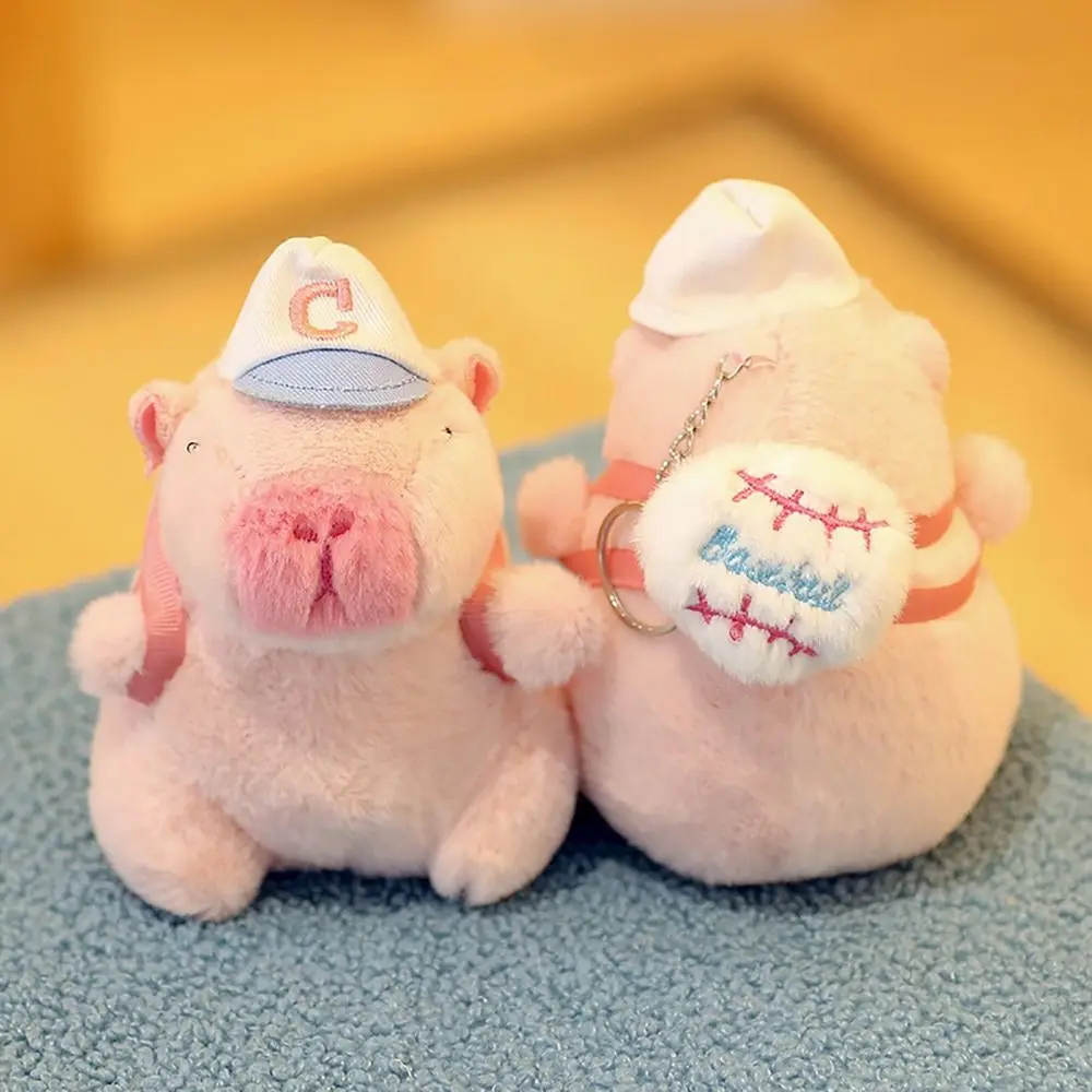 Llavero de peluche rosa Capybara para bolso – Adorno infantil - imagen 2