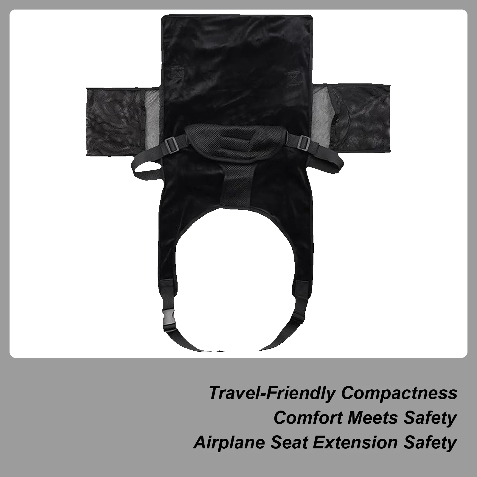 Cama extensora de avión para niños pequeños, viaje cómodo
