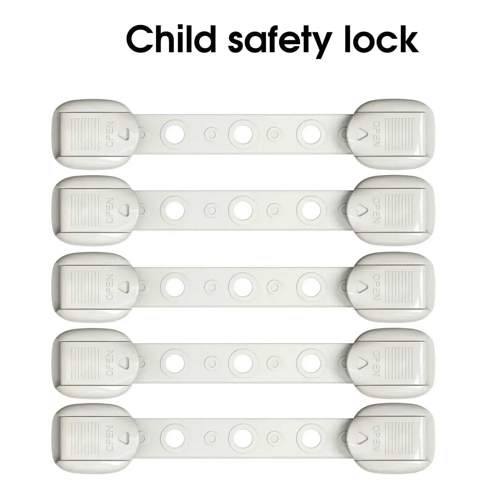 Cerraduras de seguridad ajustables para bebés en armarios y cajones - imagen 3