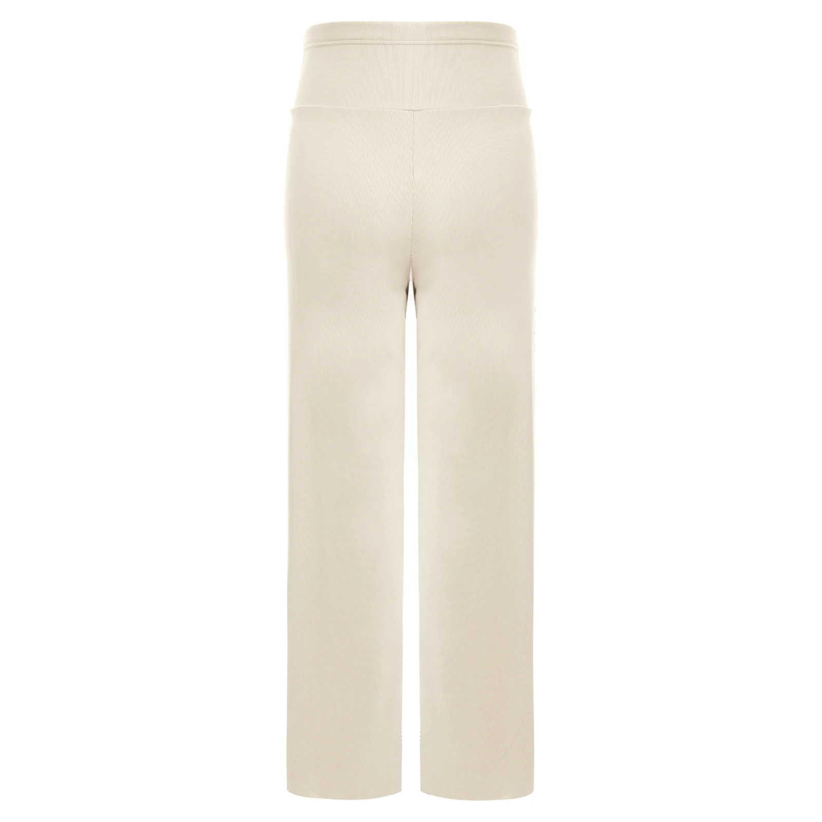 Pantalones de maternidad de pierna ancha con cintura ajustable