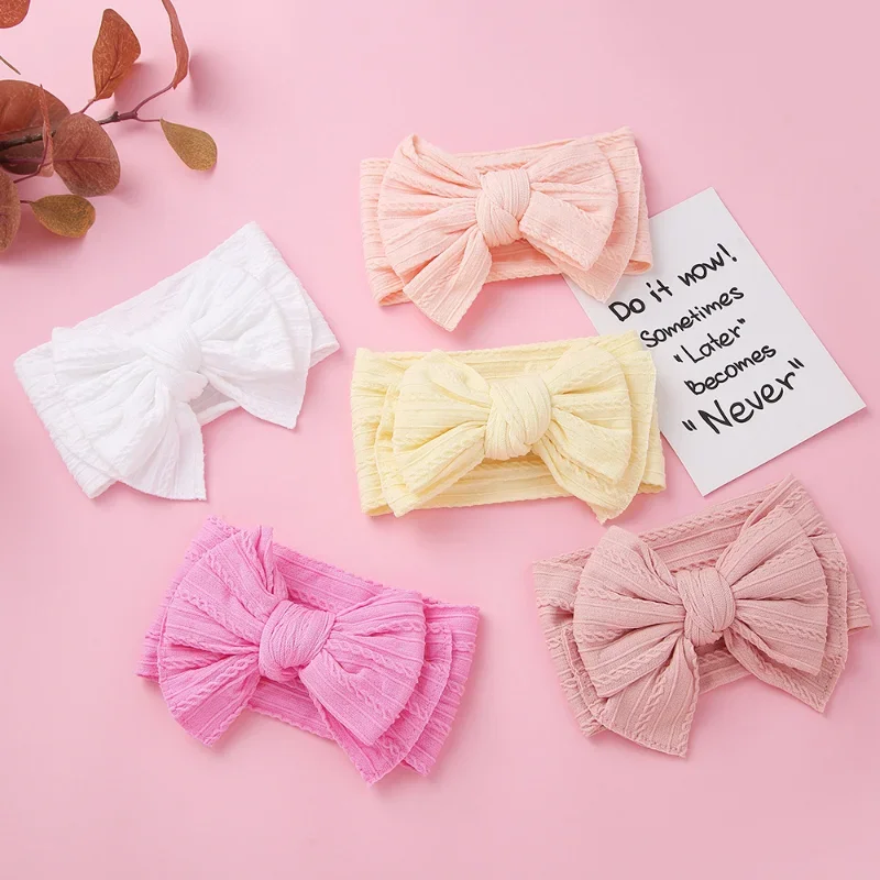 Diadema ancha suave para bebé recién nacido, protección fontanela - imagen 4