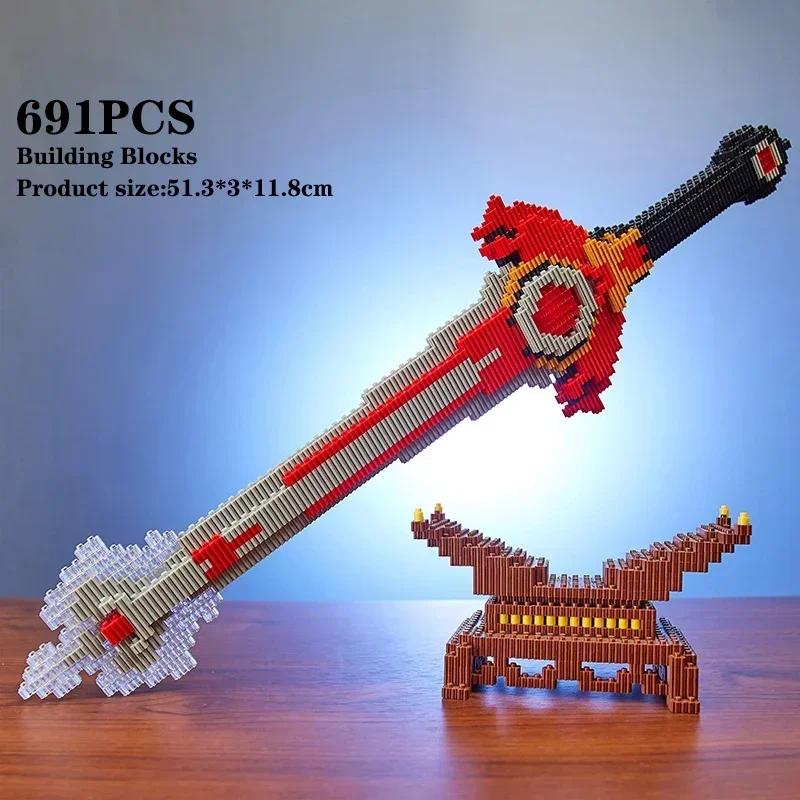 Espada juguete ninja bloques de construcción para niños - imagen 5