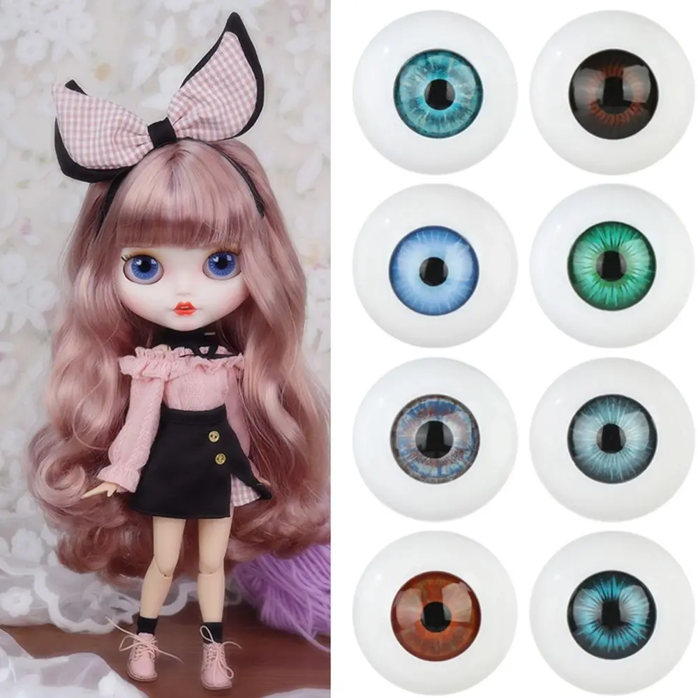 Ojos acrílicos marrones