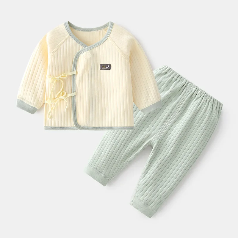 Conjunto de dos piezas de algodón para bebé otoño–primavera - imagen 2