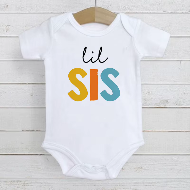 Camiseta Big Bro Lil Sis a juego para hermanos – Colección verano
