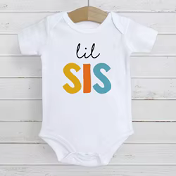 Camiseta Big Bro Lil Sis a juego para hermanos – Colección verano