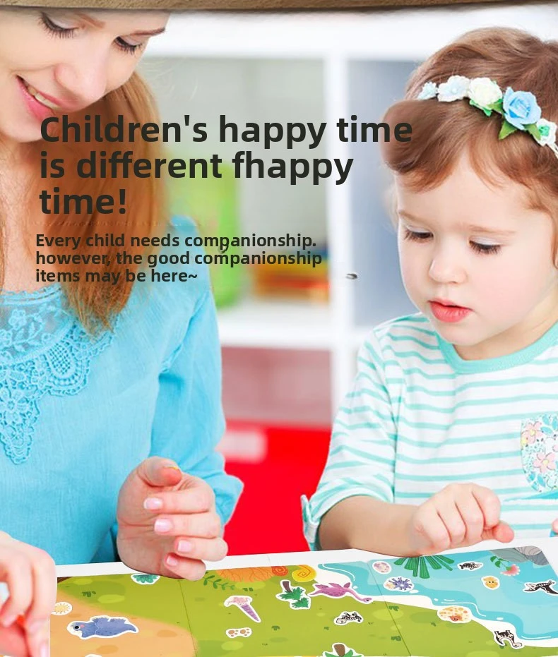 Escenas infantiles tipo Montessori