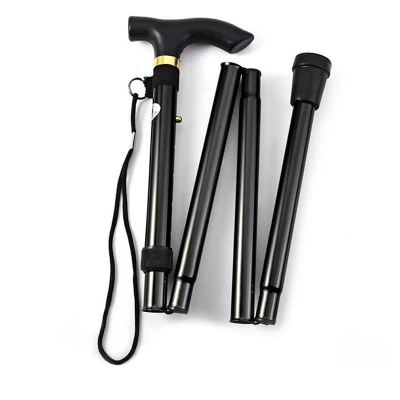Bastones de trekking telescópicos de aluminio plegables
