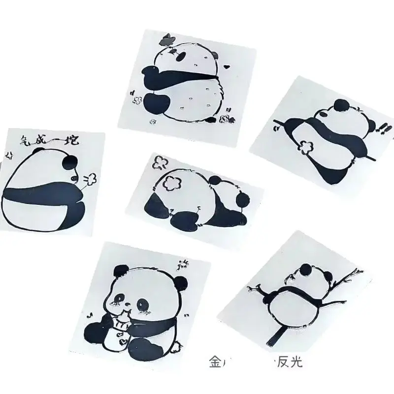 Pegatinas panda metálicas autoadhesivas para funda de móvil - imagen 4