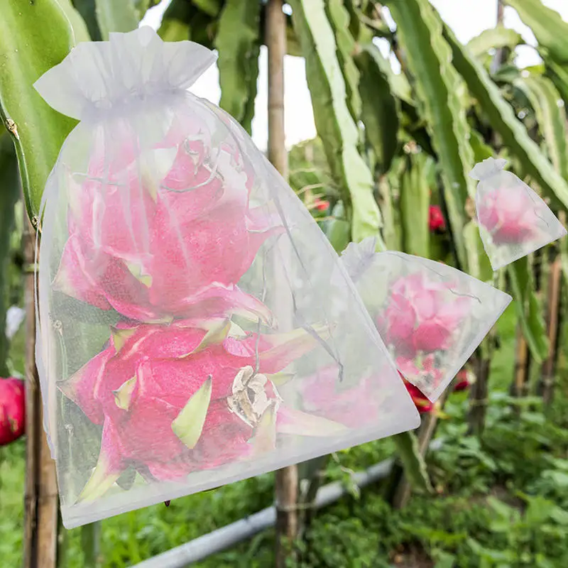 Bolsas de malla anti-pájaro para frutas y verduras de jardín - imagen 2