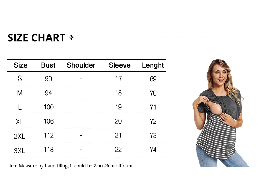 Blusa de maternidad en tono neutro