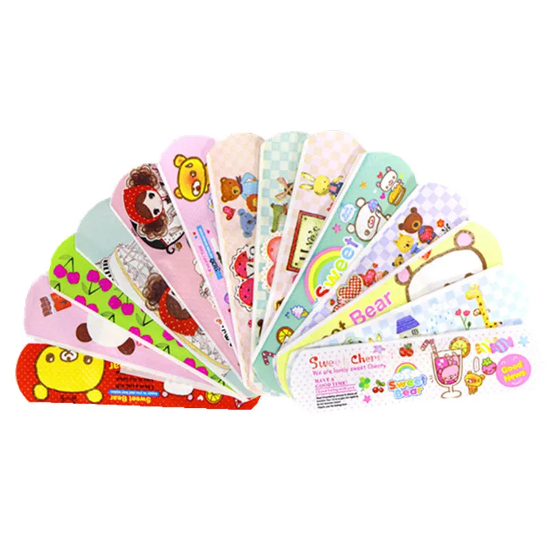 Tiritas infantiles adhesivas impermeables con dibujos para heridas - imagen 5