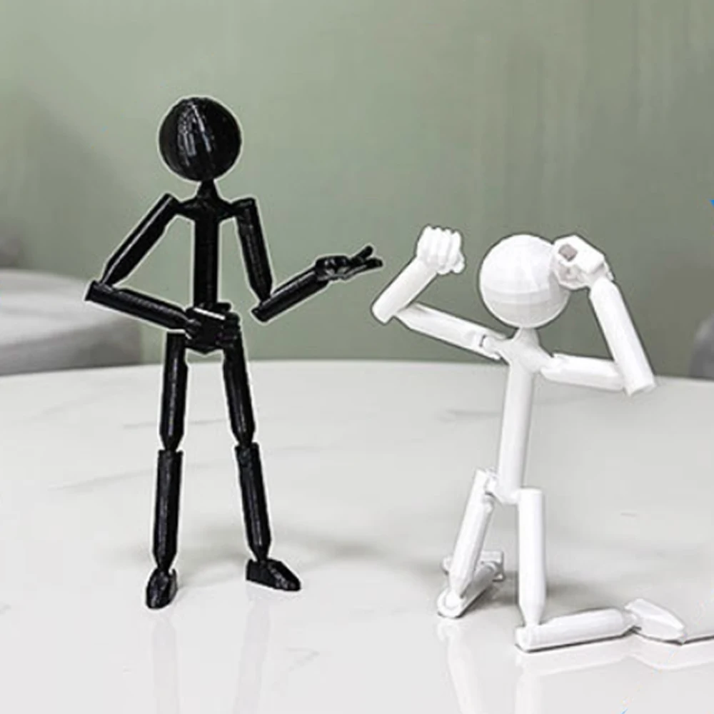 Muñeco robot articulado impreso en 3D, ensamblable - imagen 4