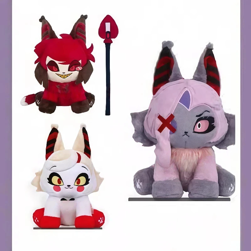 Vaggie peluche gato demonio estilo Hotel del Infierno, regalo - imagen 5