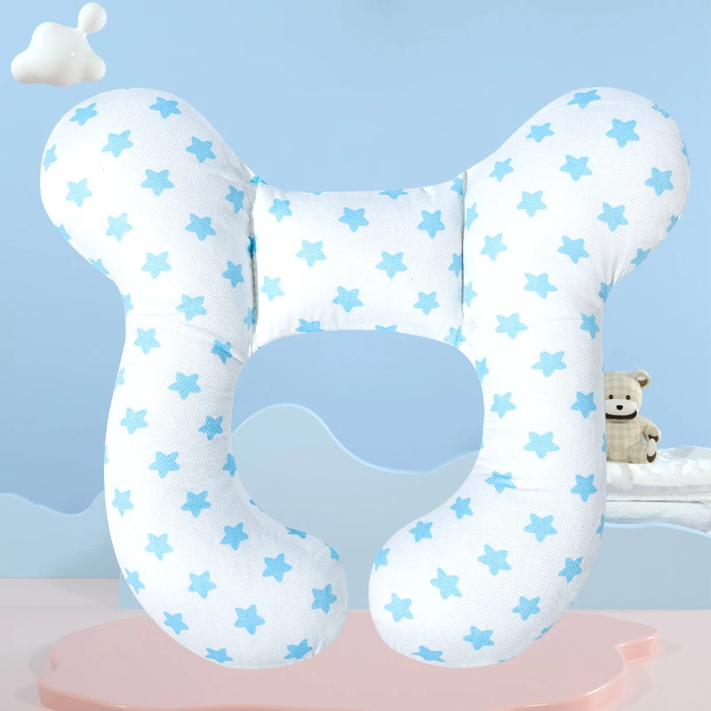 Almohada de viaje en U para cuello de bebé – cochecito - imagen 2
