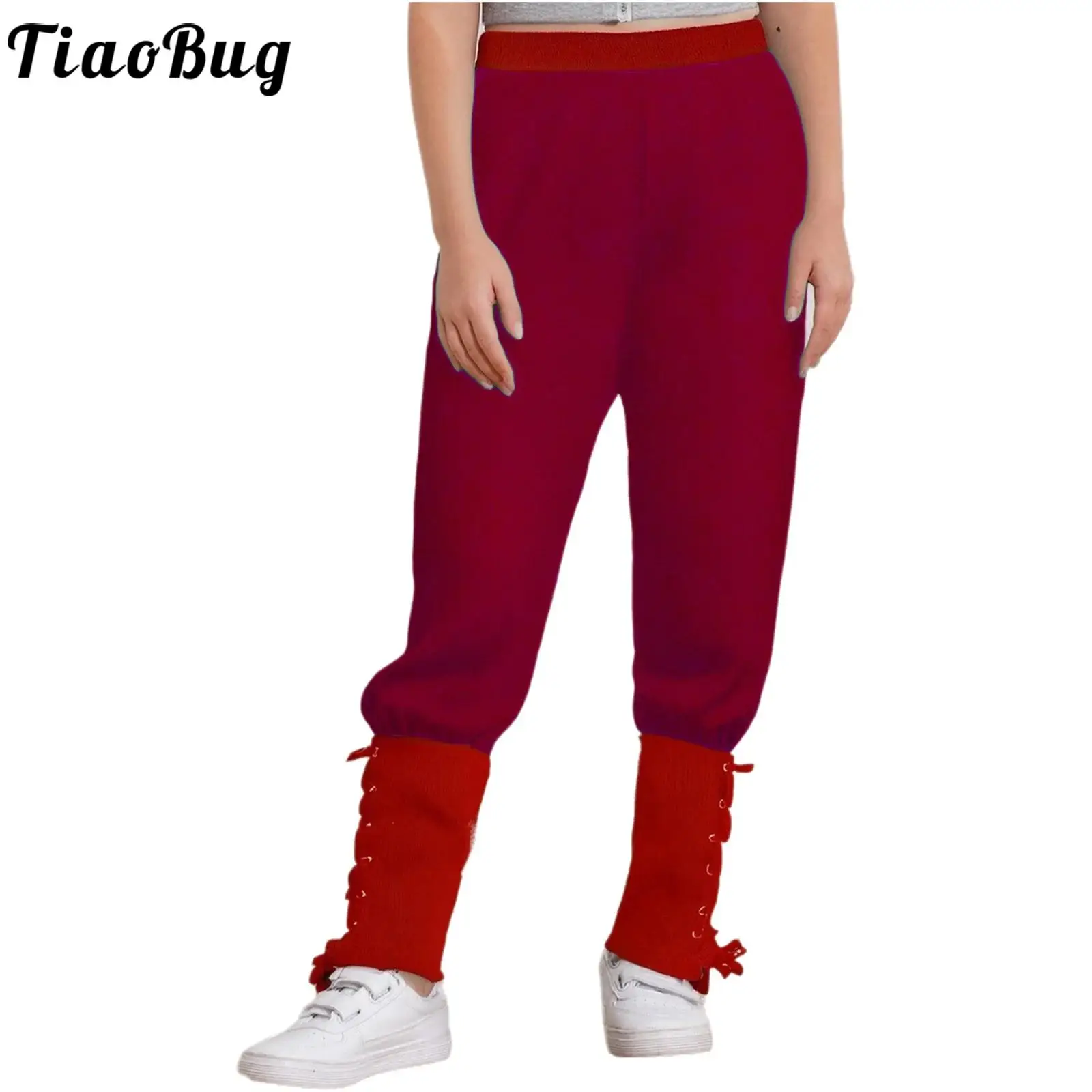 Pantalones de disfraz vikingo para niños con bandas góticas - imagen 5