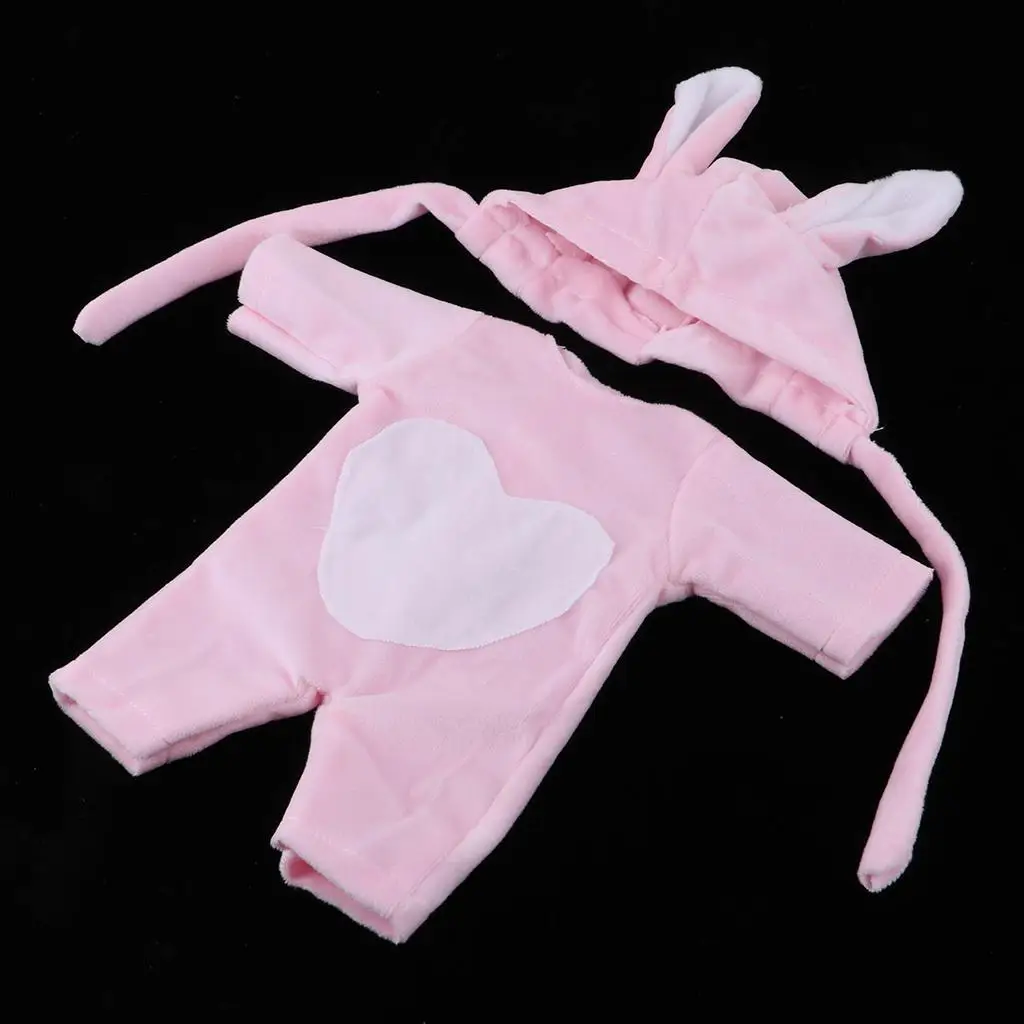 Ropa para muñecas Mellchan: mono de felpa con sombrero conejo - imagen 4