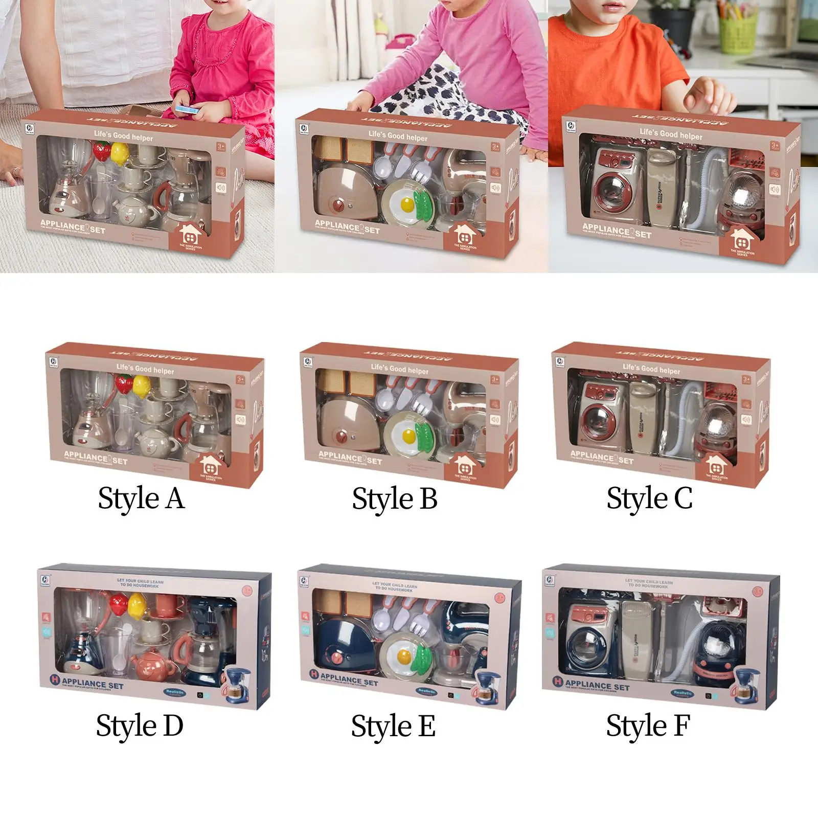 Juego de cocina infantil colorido imitación para niños y niñas - imagen 3
