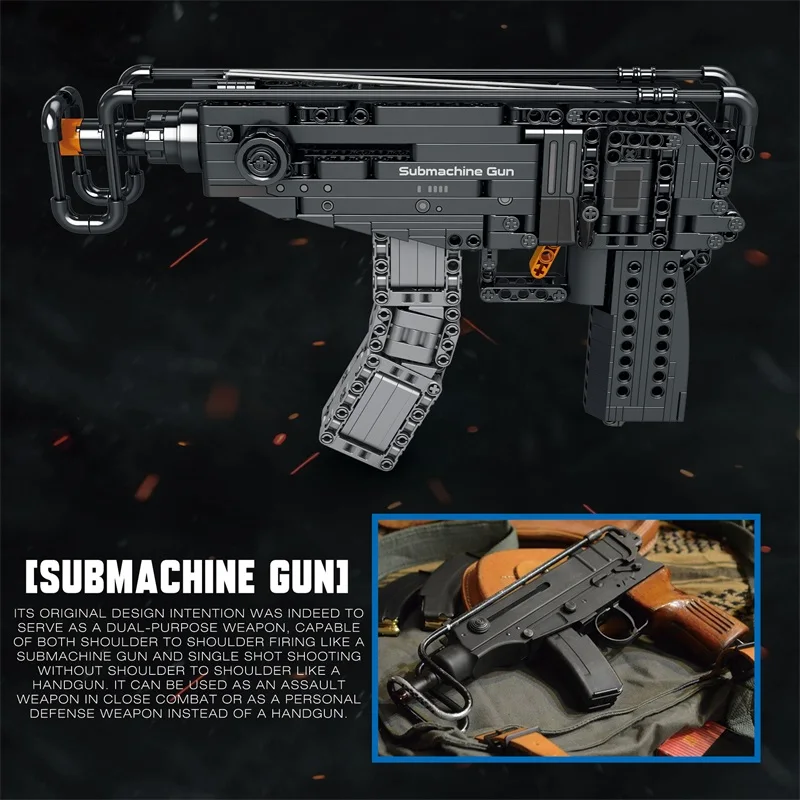 Bloques de construcción pistola escorpión MOC para niños - imagen 3