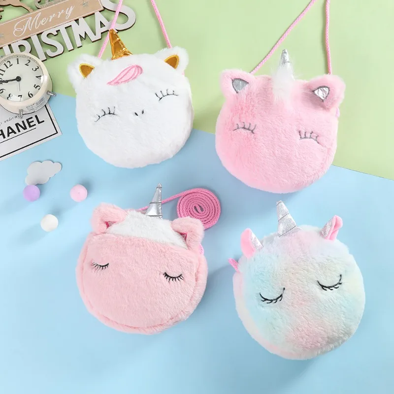 Bolso bandolera infantil con estampado de unicornio para niños y niñas - imagen 3