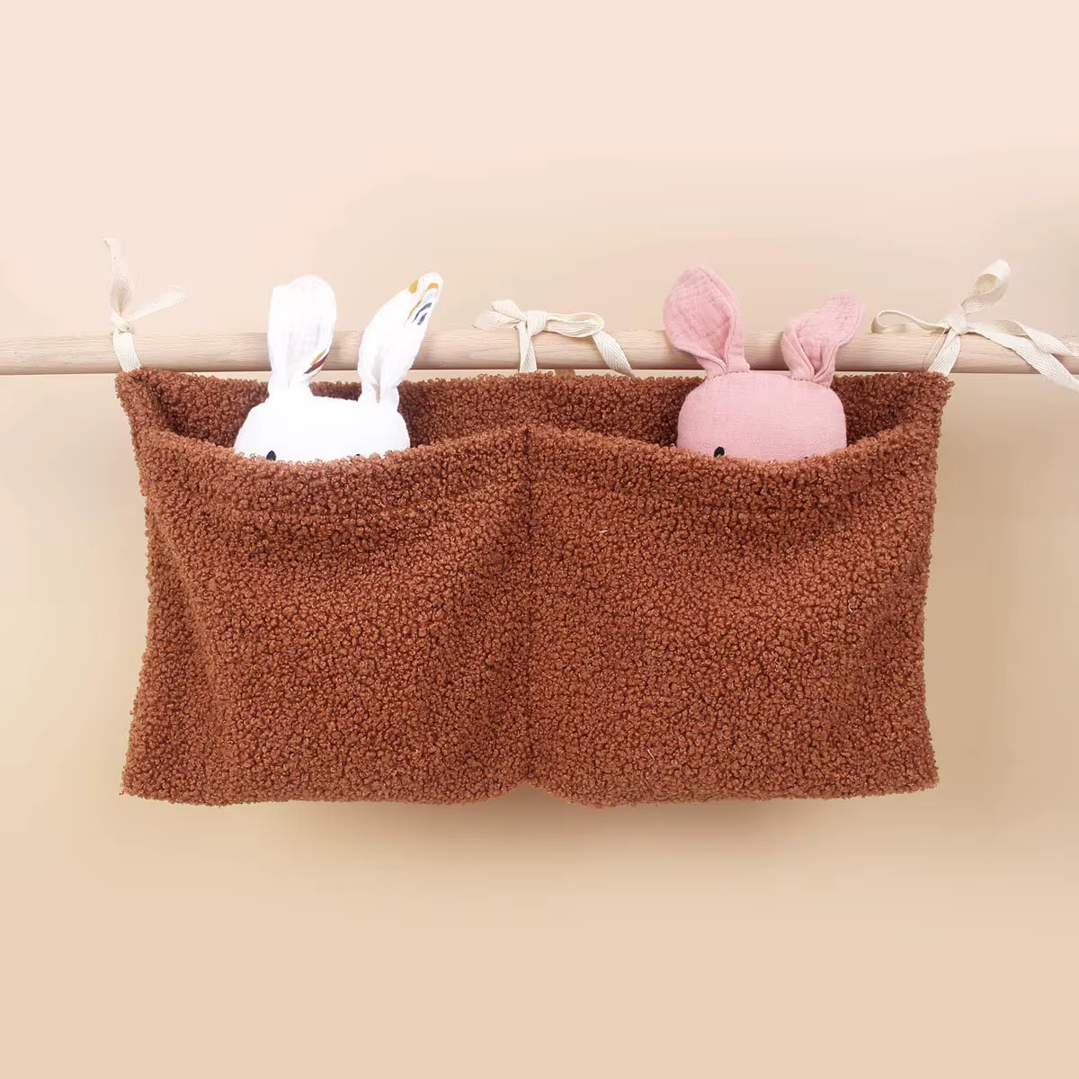 Bolsa de pañales terciopelo para bebé – Organizadora multifuncional - imagen 2