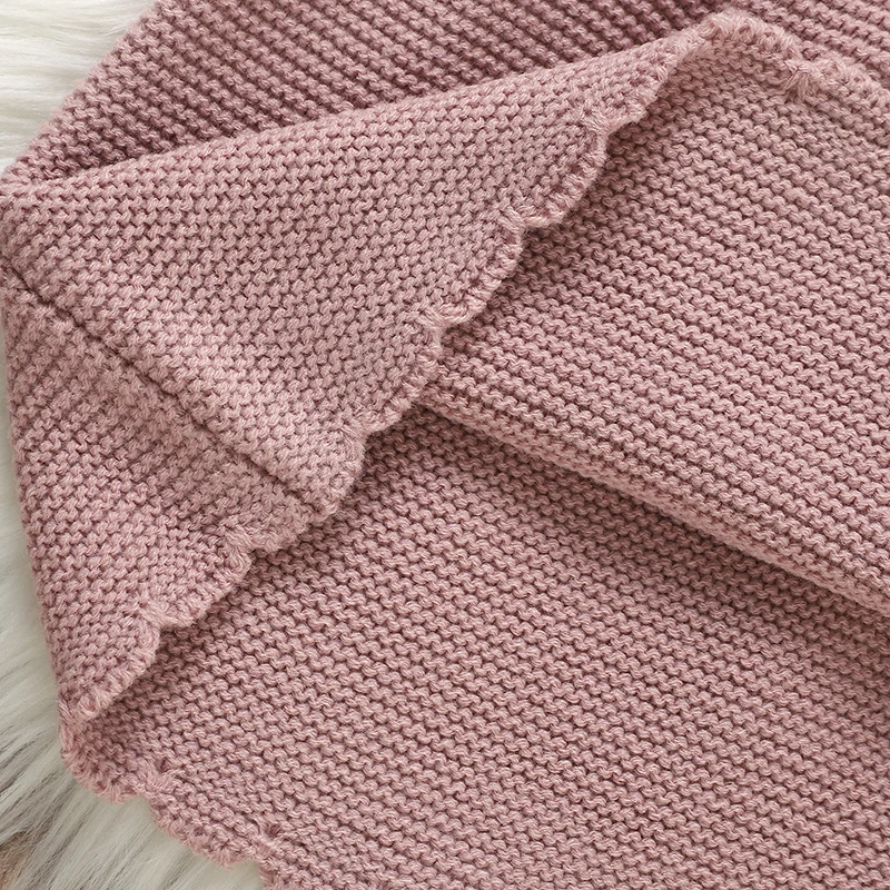 Vestido A rosa cuello tortuga manga larga plisada para niña - imagen 4