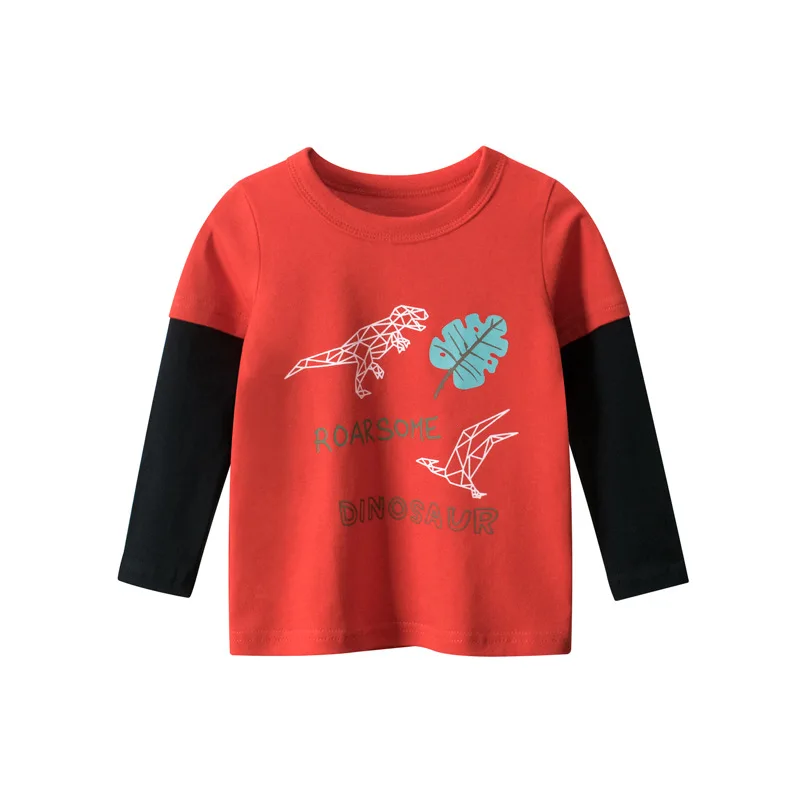 Camiseta de manga larga infantil para niño estilo americano - imagen 4