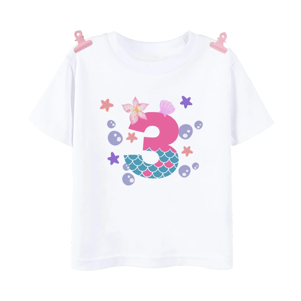 Sea Anima Camiseta de cumpleaños infantil 1-9 años - Tema oceánico - imagen 5